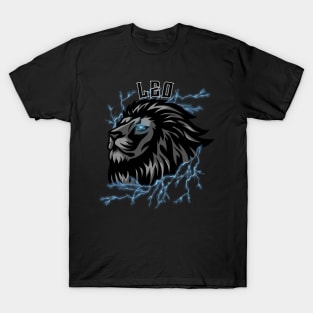 Lightning Leo (blue) T-Shirt